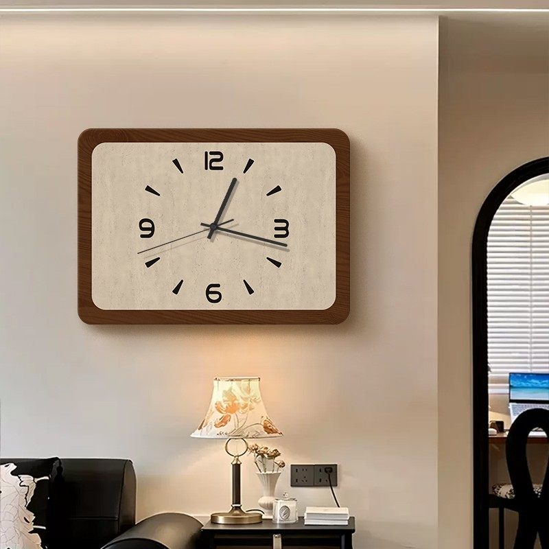 法式复古电表箱装饰画带时钟表中古风配电箱弱电箱电闸盒遮挡挂画