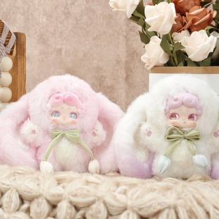 晚安小兔二代秘密花园可光变双瞳单瞳流沙毛绒盲盒可爱礼物潮玩