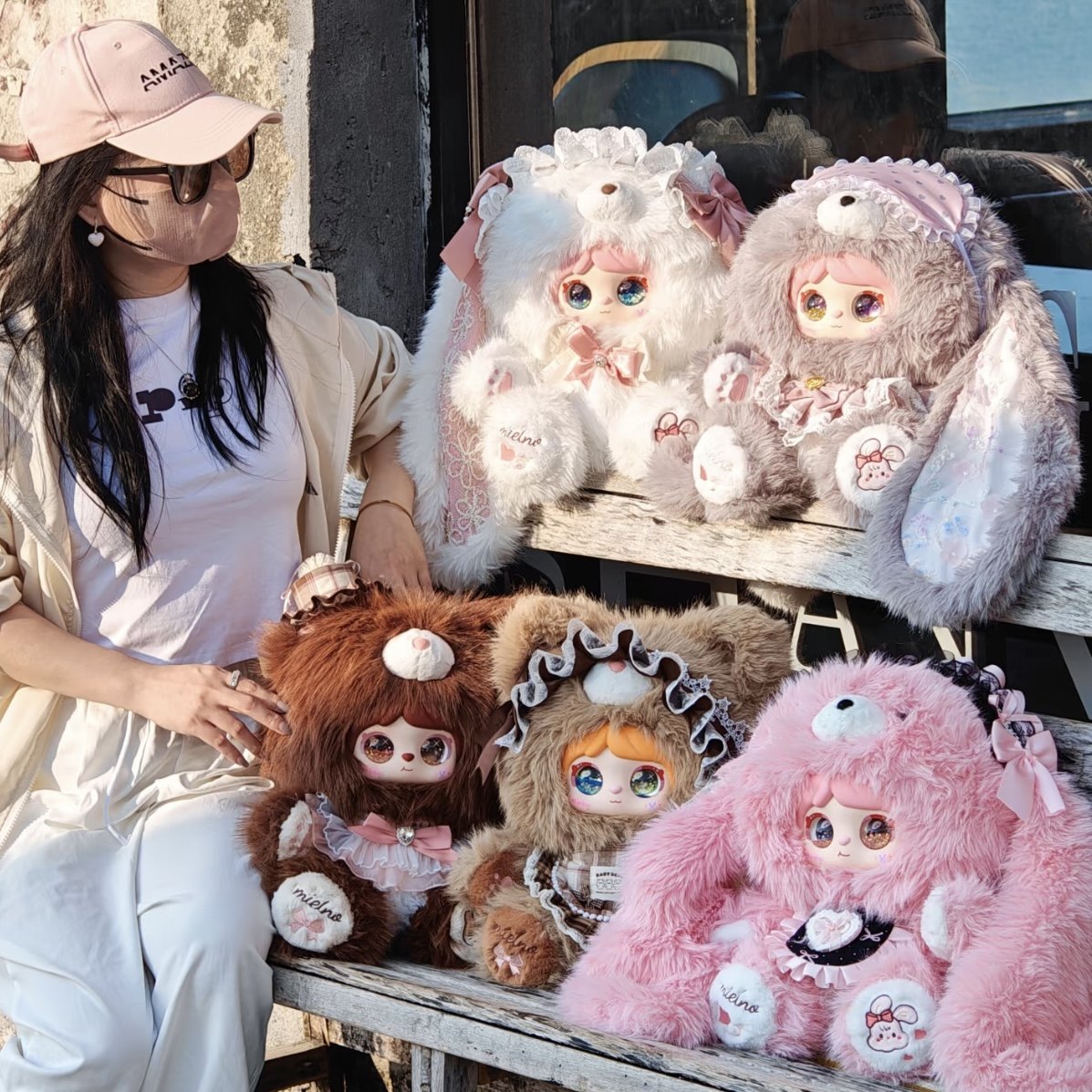 新品蜜诺mielno喵兔日记流沙眼800体毛绒盲盒潮玩大娃可爱礼物,模玩/动漫/周边/娃圈三坑/桌游,潮玩盲盒,淘宝优惠券,粉丝福利购,淘宝优惠卷