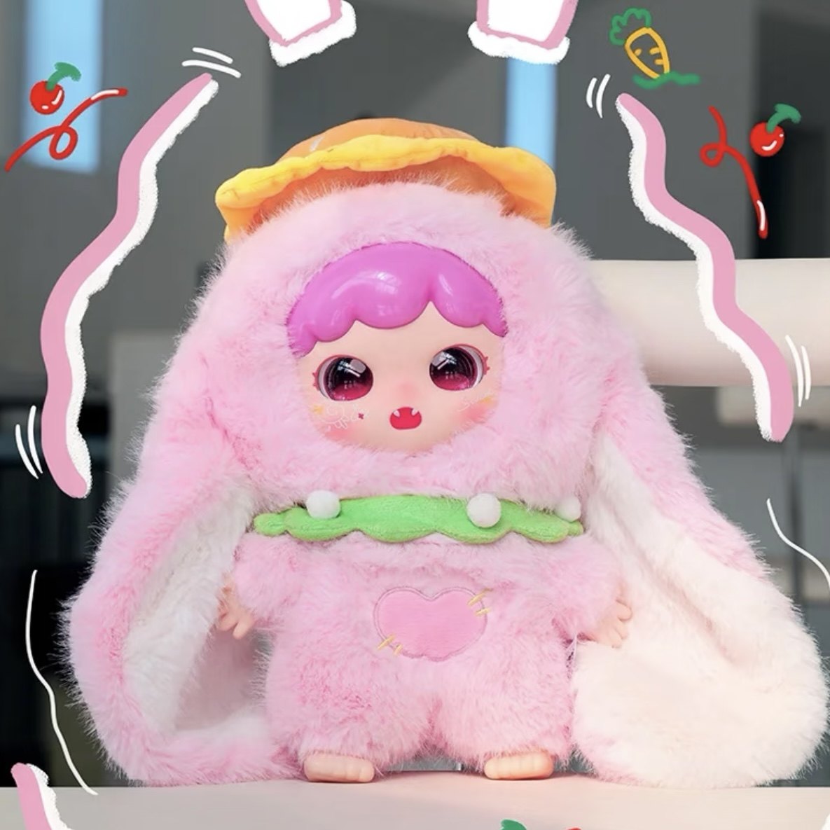 Baby three娃三岁小甜牙400体毛绒盲盒潮玩可爱礼物摆件玩偶,模玩/动漫/周边/娃圈三坑/桌游,潮玩盲盒,淘宝优惠券,粉丝福利购,淘宝优惠卷