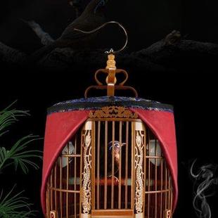 鸟笼竹制画眉八哥鹦鹉专用大号家用全套竹制笼老竹手工精品鸟笼子