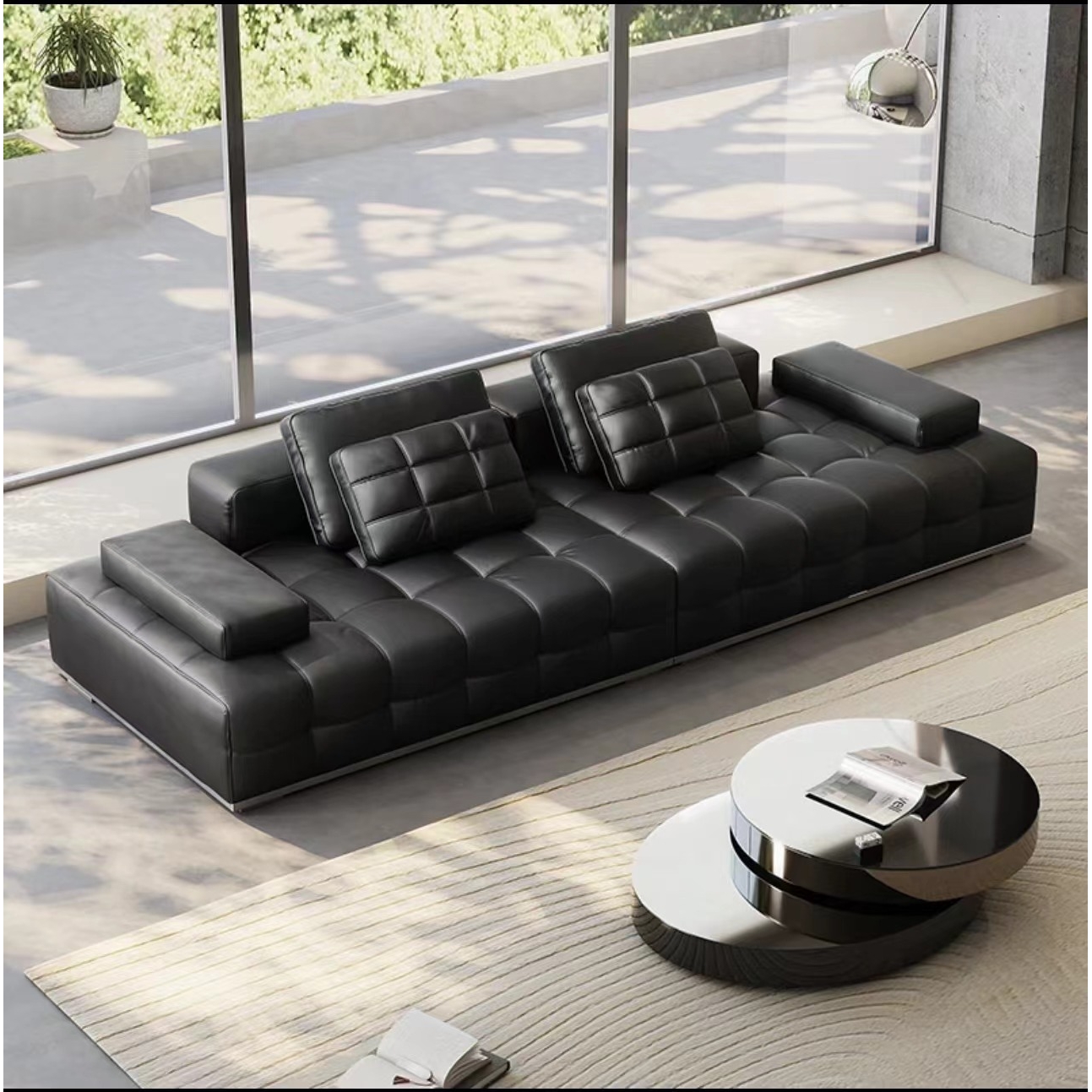 源头工厂价TXP2劳伦斯意式沙发大小户型客高级头层直排不厂家直销