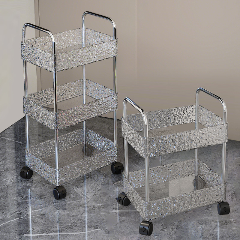 置物架卧室家用客厅小推车厨房收纳架卫生间浴室落地多层架子