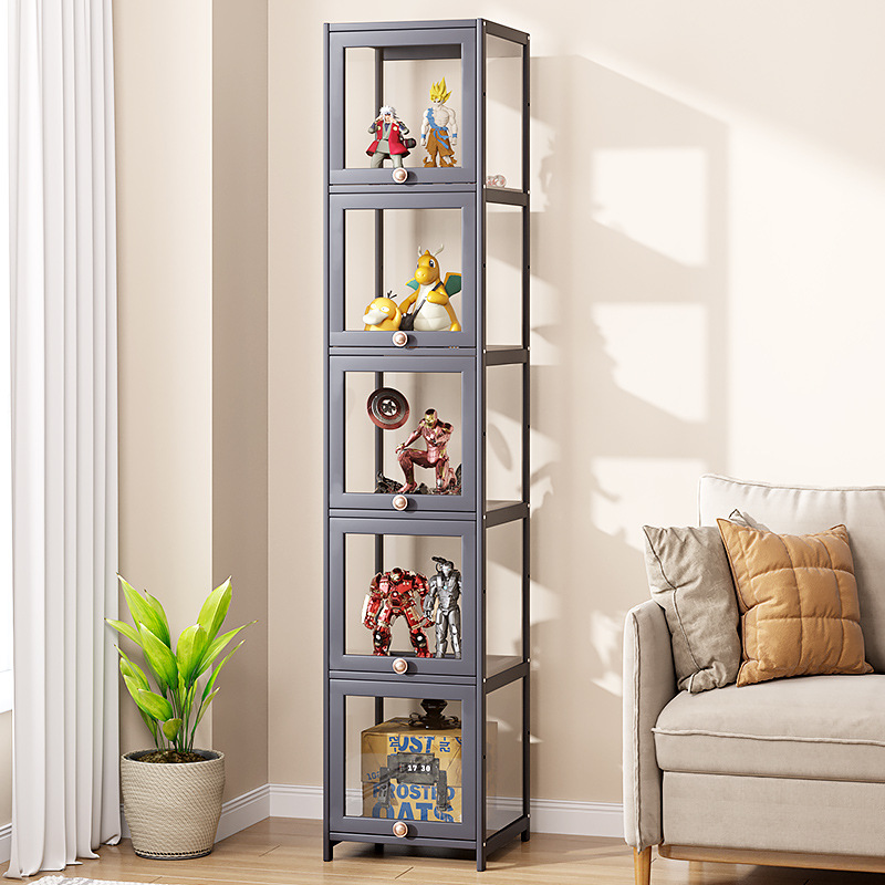 乐高手办非玻璃展示柜家用客厅包包鞋子收纳柜化妆品陈列柜红酒柜