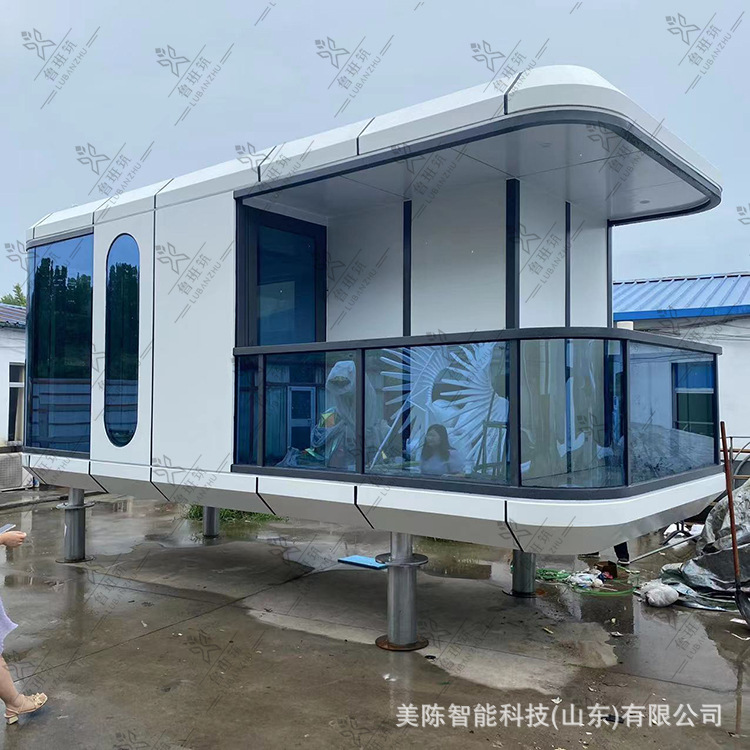 网红轻钢别墅景区旅游点打卡特色民宿智能太空方舱集装箱酒店住宿