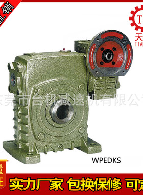 WPEDKS60-100减速机 方箱蜗轮蜗杆减速机 台湾CHENTA减速机