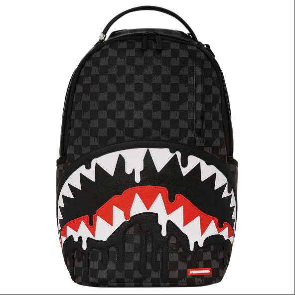 鲨鱼嘴 SPRAYGROUND 专柜正品25新款棋盘格双肩包书包