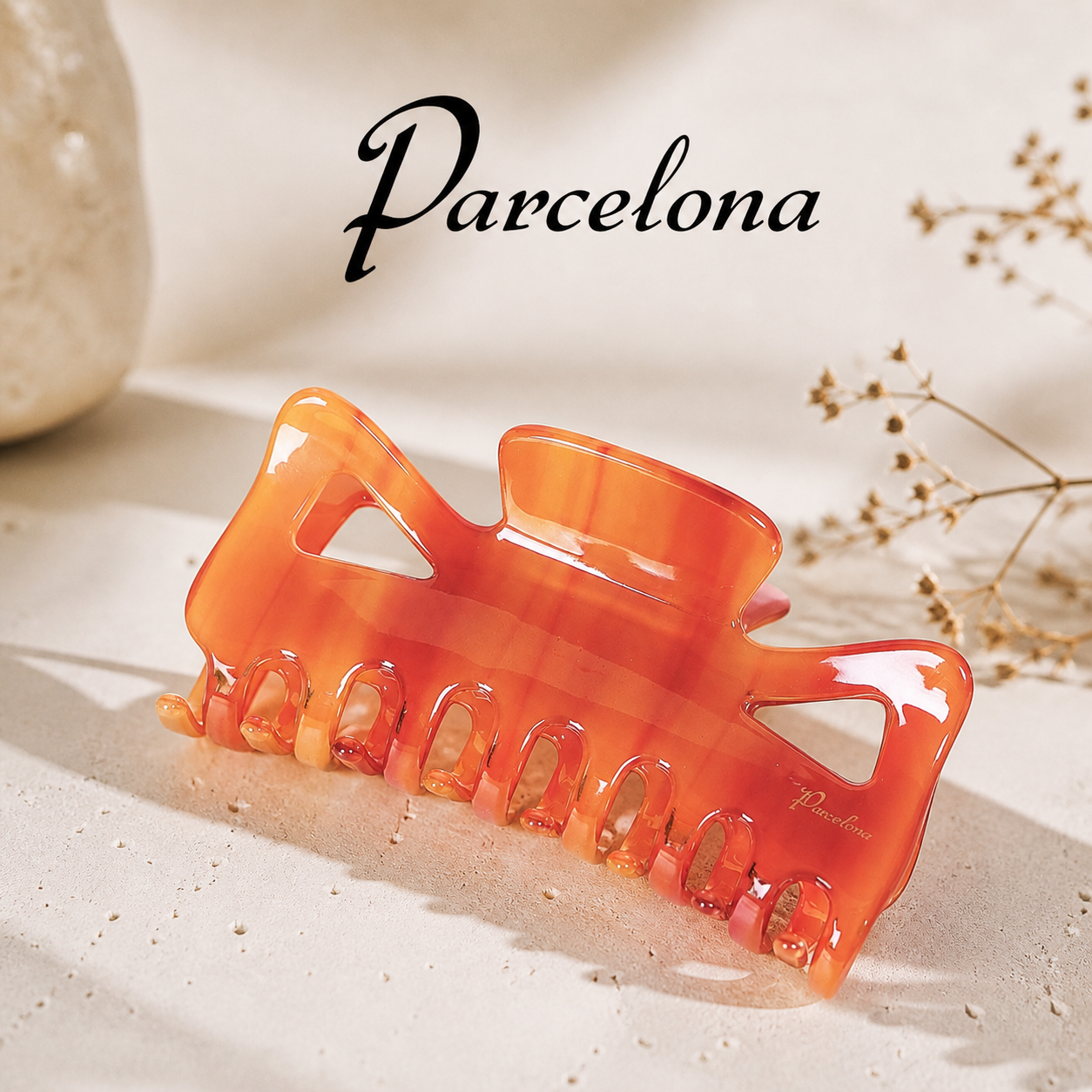parcelona潘芮娜经典欧美盘发抓夹鲨鱼夹头饰极简风马尾
