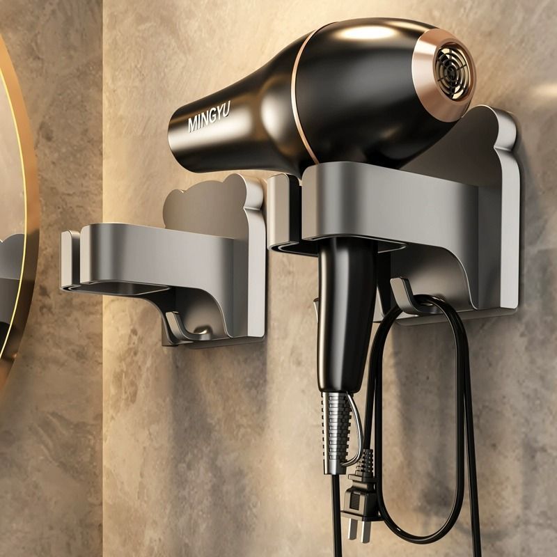 吹风机置物架免打孔卫生间电吹