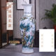 慕柯景德镇陶瓷落地花瓶摆件手绘青花大号中式 饰品酒店 家居客厅装