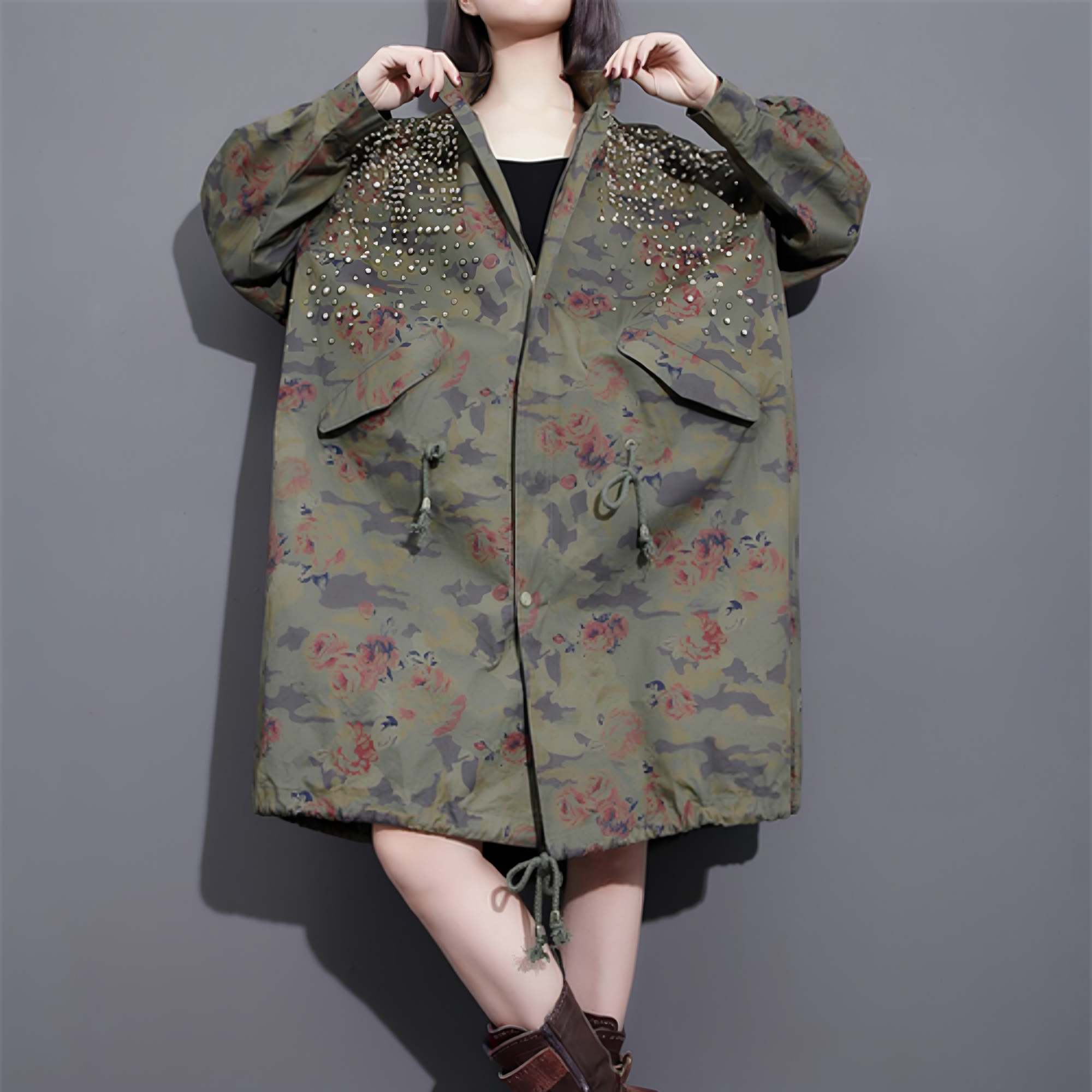 春新轻奢名媛排扣重工西装外套女