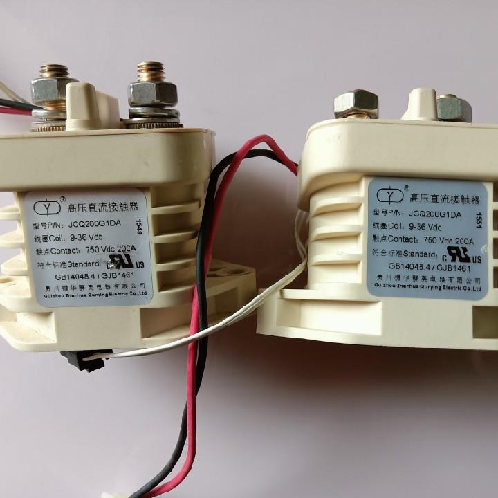 JCQ200G1DA贵州群英高压直流接触器 线圈9/36V 触点750V200A