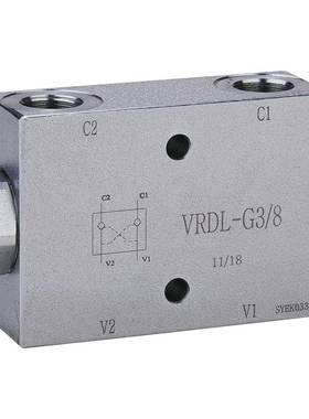 VRDL-G3/8 双向液压锁 农机 清障车环卫车旋挖钻机抓斗推铲车配件