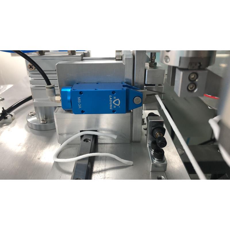 LADUNG莱盾MS-3A NR-3A口罩机耳线气剪刀头LAD-D棉线 软胶气剪钳