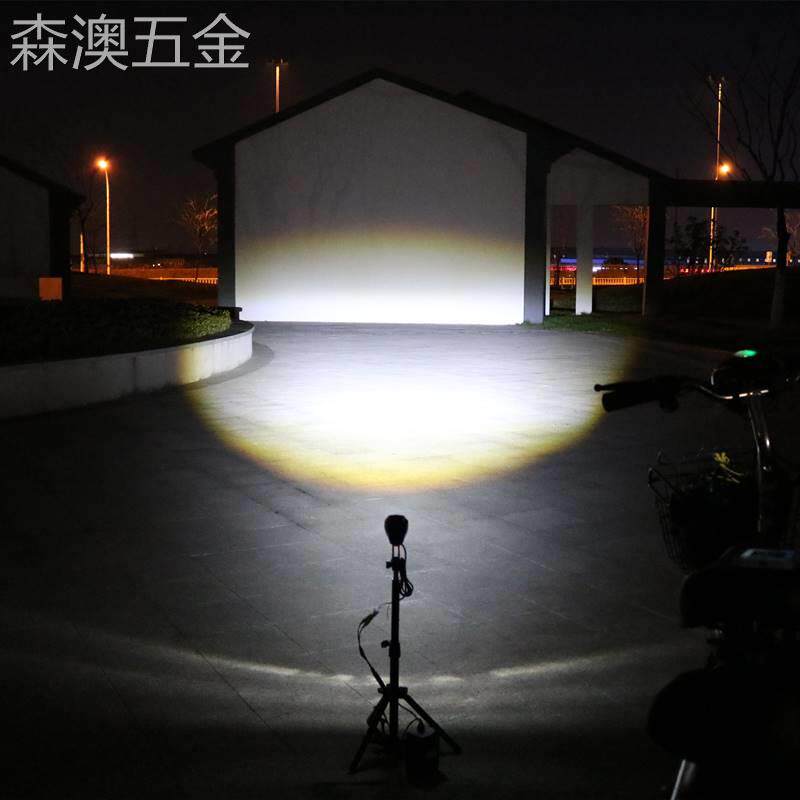 代驾车灯电动锂电车led大灯带喇叭折叠滑板车前置灯24v36v48v通用