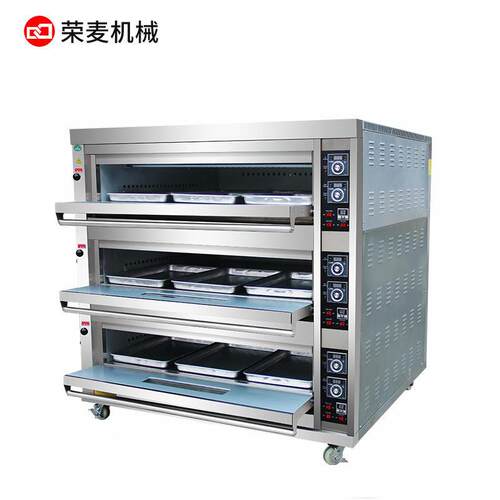 big baking machin 3 dck cakeMAGA-102 elec trice oven pizzaga