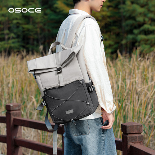 OSOCE斯哲/双肩包男电脑包大容量