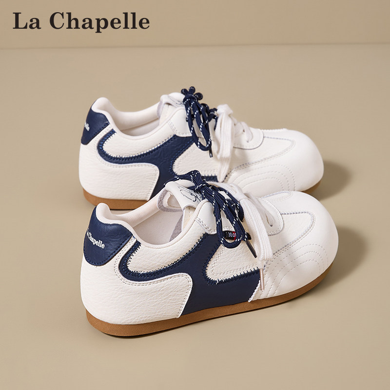 拉夏贝尔德训鞋女2026春夏季百搭透气软底系带小白鞋休闲运动板鞋,女鞋,德训鞋,淘宝优惠券,粉丝福利购,淘宝优惠卷