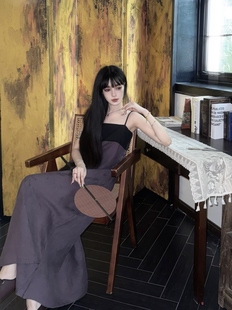 树莓 连衣裙 纯手工植物染 25夏款