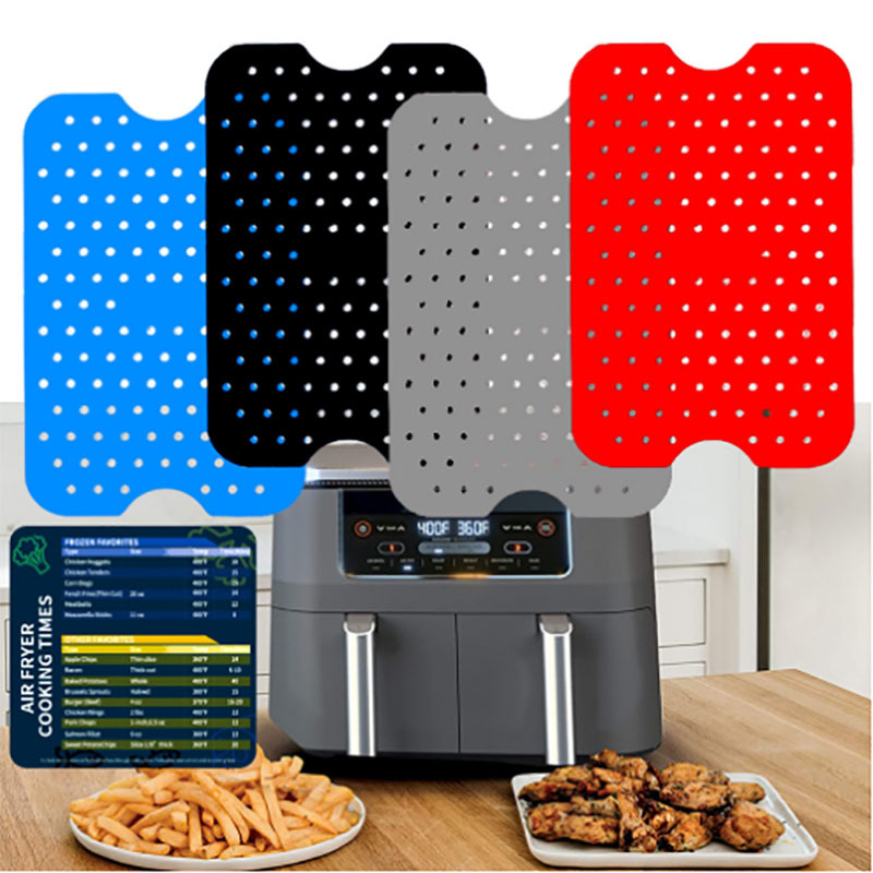 方形圆形硅胶垫 Airware 重复使用空气炸锅垫 空气炸锅Ninja Food