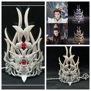 长月烬明同款发饰古风汉服男士发冠束发头冠将军澹台烬冥夜配饰品