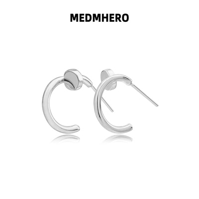 王嘉尔于适同款钉子耳钉耳环女