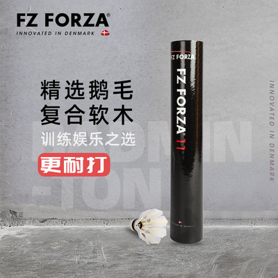 FZFORZA羽毛球丹麦专业羽球东北鹅毛球入门娱乐耐打12只装 FZ-11