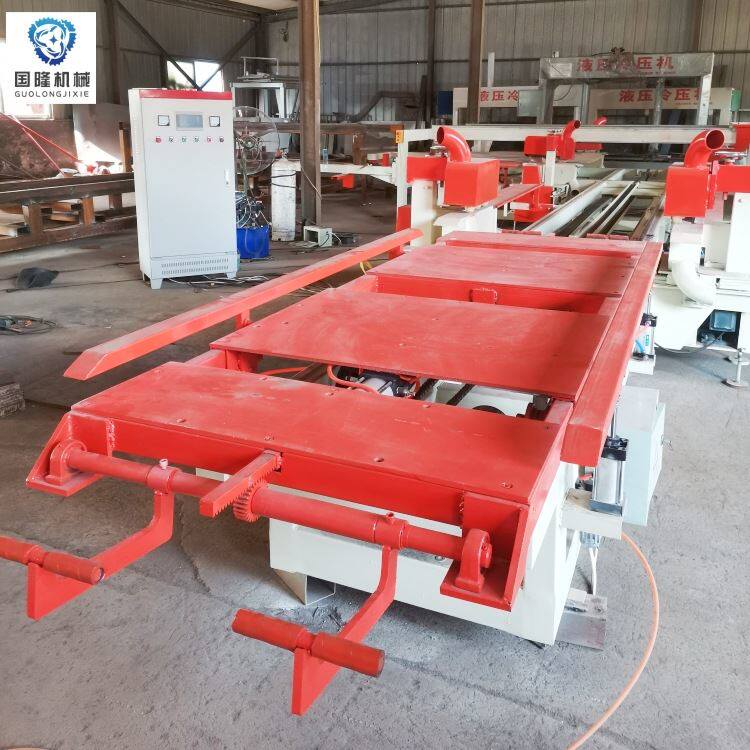 全自动纵横锯边机 多层胶合板四边切割锯 数控调节尺寸 伺服电机