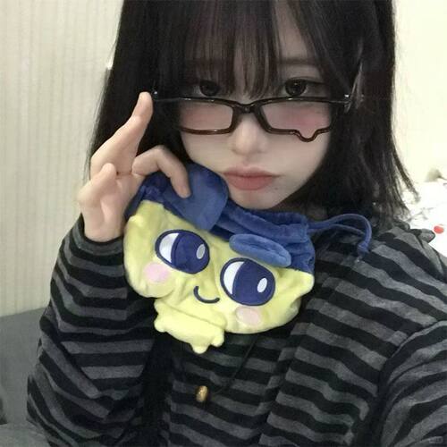流泪眼镜框可爱日系哭哭眼镜无镜片滴泪眼镜架高级感镜架素颜神器