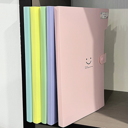 文件夹文件袋多层风琴包A4插页资料册试卷夹子学生用办公文具定制