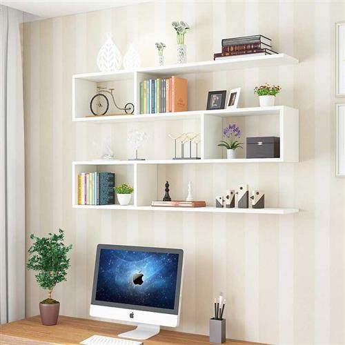 墙体柜子壁挂墙上置物架理发店货架餐厅新款壁式固定杂物背景墙挂