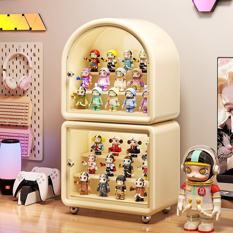 盲盒收纳展示架手办展示柜泡泡玛特亚克力透明壁挂式摆件收纳盒,收纳整理,手办收纳盒,淘宝优惠券,粉丝福利购,淘宝优惠卷