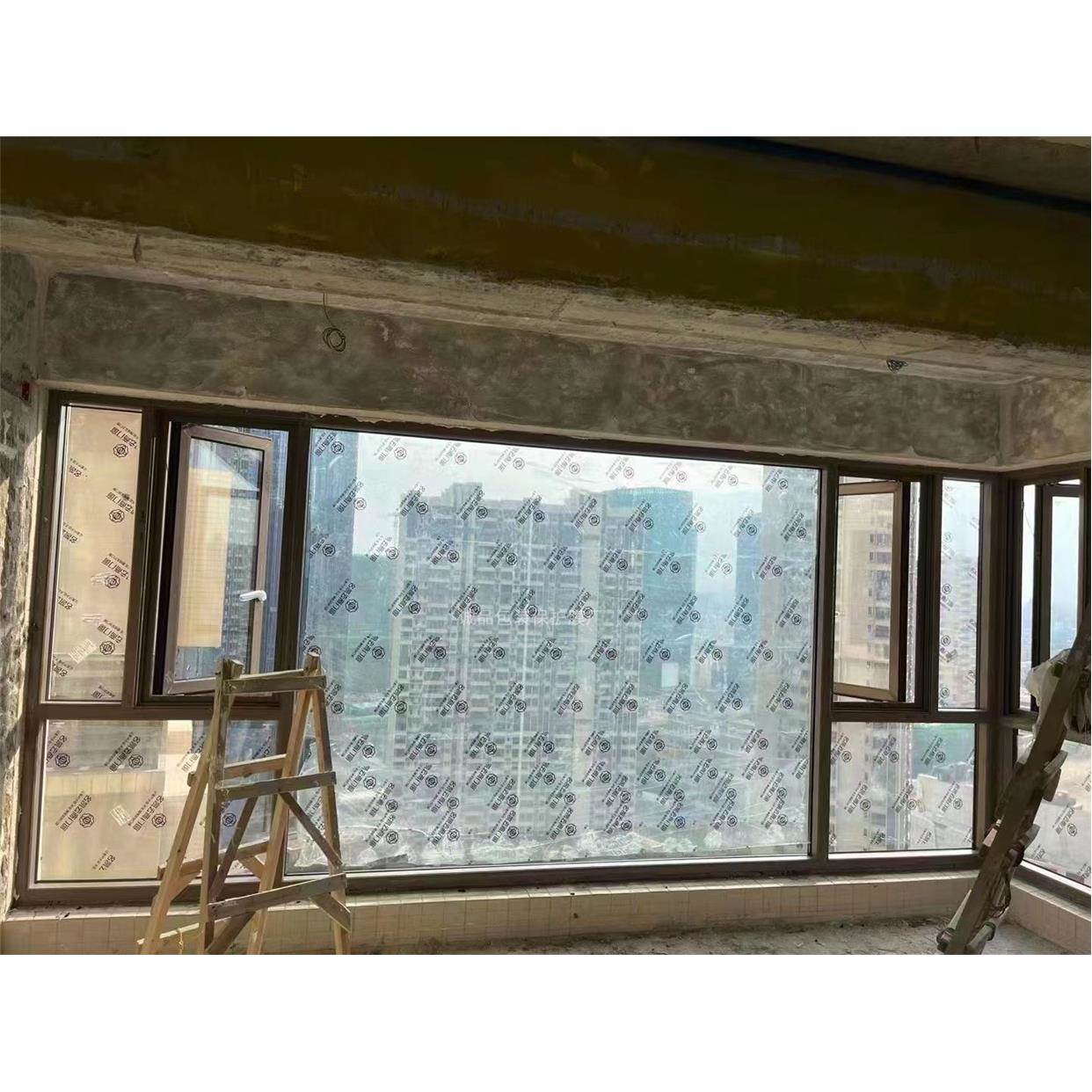 窗户保护膜装修透明玻璃防尘静电门窗边框贴一次性家具用加厚耐磨