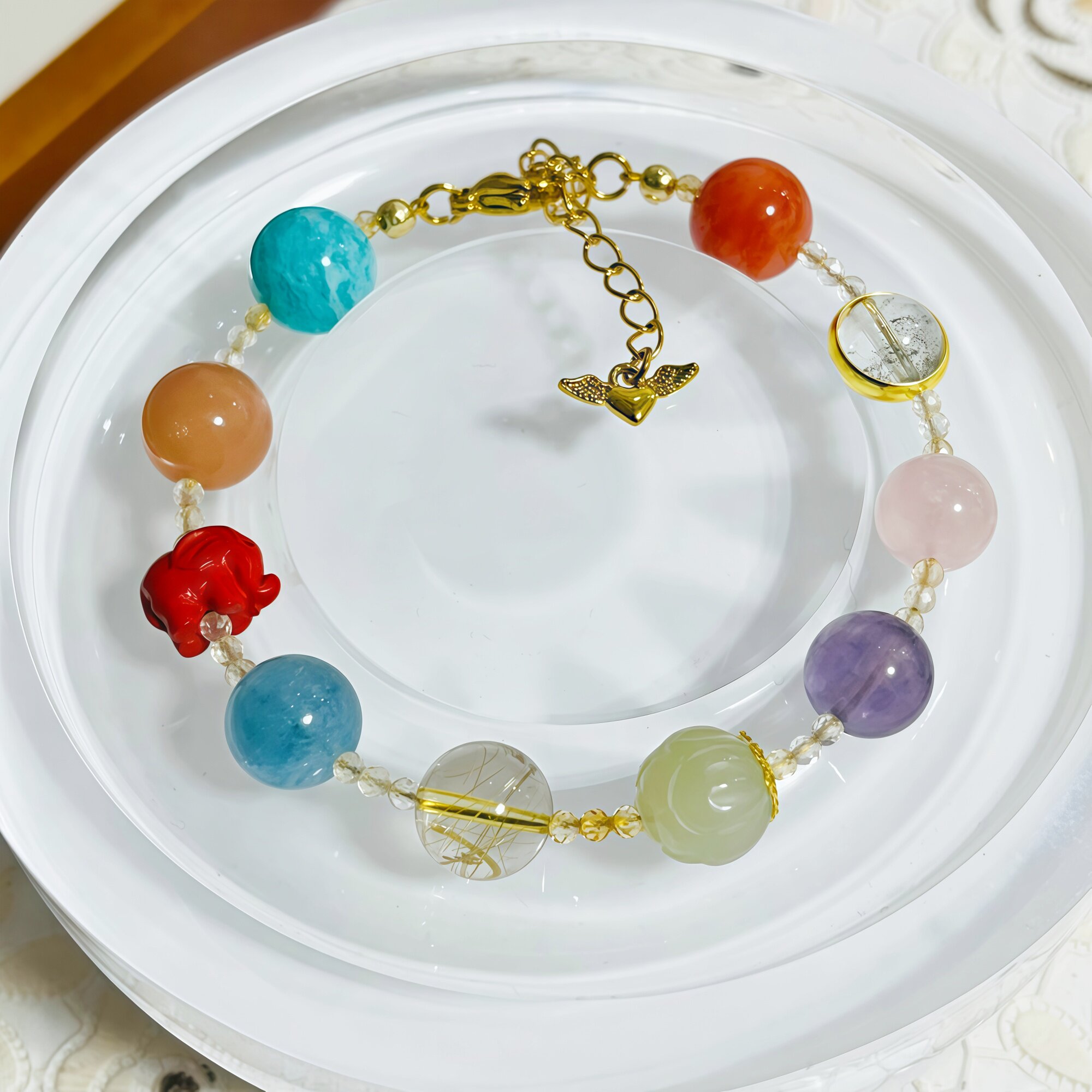 晶禧汇天然水晶多宝手串