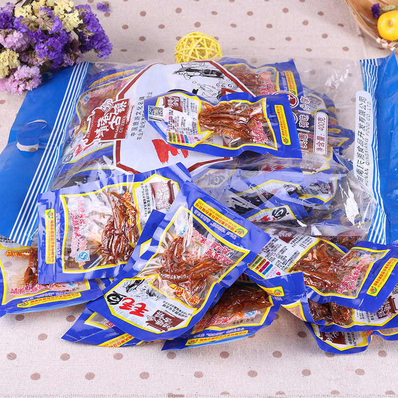 靖港古镇 毛毛鱼湖南特产小鱼仔零食香辣味小鱼干休闲麻辣小袋装