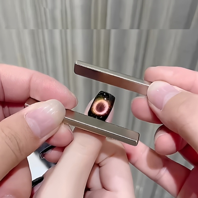 美甲工具长条磁铁强力吸加长强力磁铁法式猫眼晶石宽猫眼渐变长条