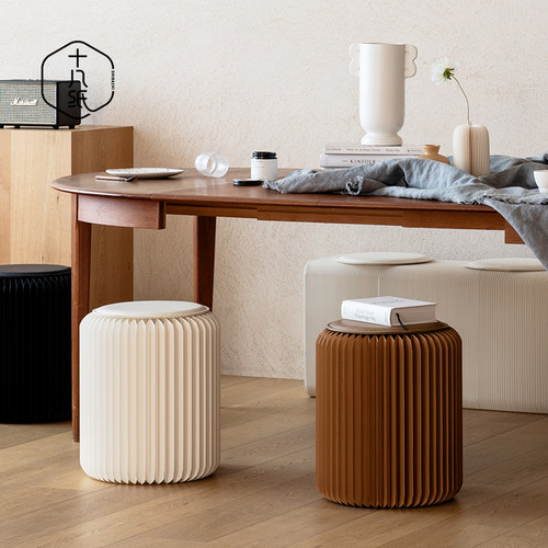 十八纸折叠圆凳家用化妆凳轻巧