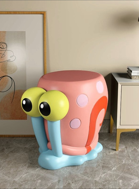 卡通小蜗牛网红换鞋凳子进门口家用入户儿童可爱创意门厅坐着矮凳