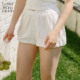 甜美休闲裤 Letter 子女 女2025年夏季 新款 from moon简约百褶超短裤