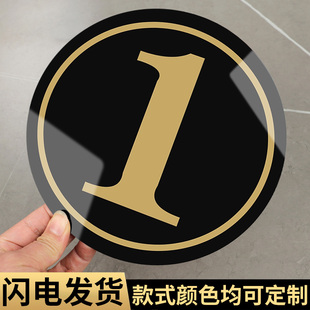 楼层标识牌号码牌电梯楼层牌指示牌索引牌一号门标识牌车间仓库门牌厂房号数字号码牌定制大号编号单元楼号牌