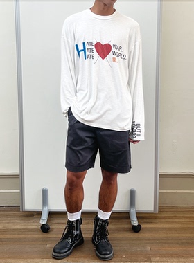 ll Call 告白T恤 袖口印花针织长袖