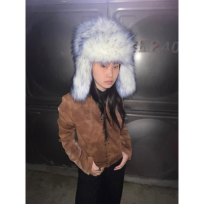 llcall冬季雷锋帽厚实毛毛无性别