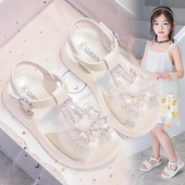 Fans鞋 女孩水晶公主鞋 女童凉鞋 新款 ABC 沙滩鞋 2025夏季 中大童时尚