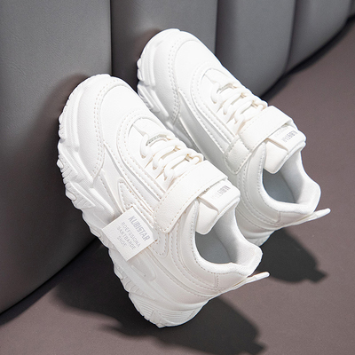 abcfans儿童小白鞋运动鞋