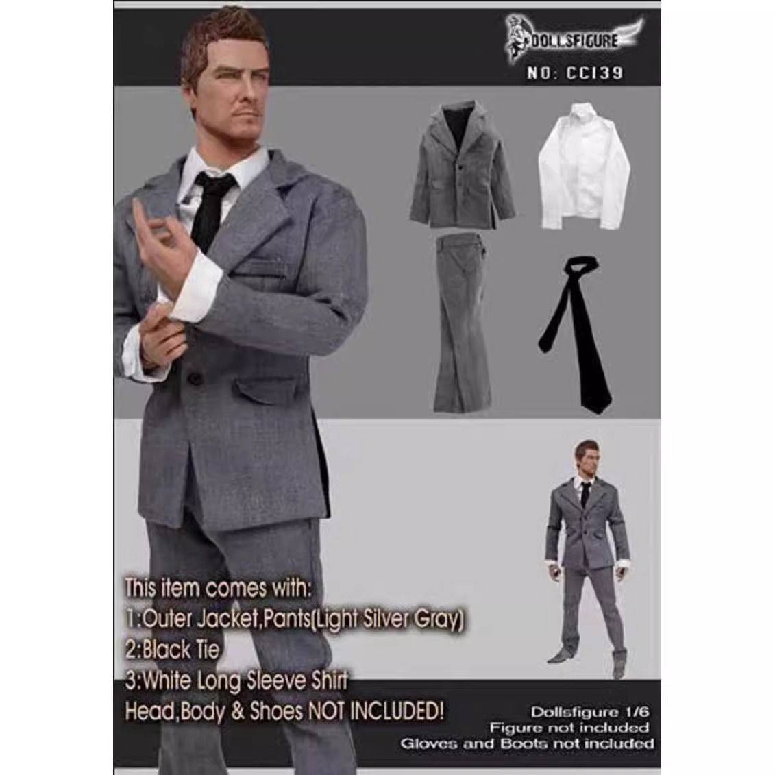 16兵人衣服1/西装套2寸男