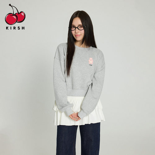 大樱桃加厚套头卫衣KIRSH宽松