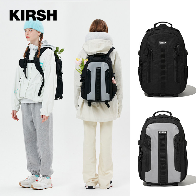 kirsh樱桃女生耐磨防水双肩背包大容量学生户外双肩包女旅游轻便图片