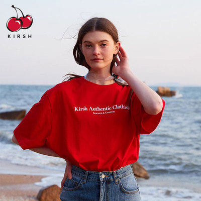 kirsh短袖简约宽松百搭