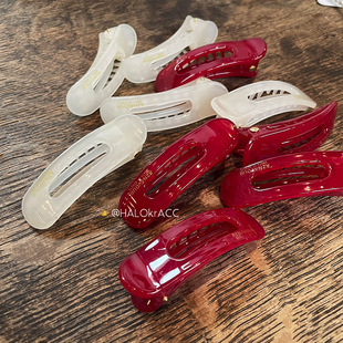 HALOkrACC韩国进口阿兹娜纯欲果冻果酱西梅椰果 浓郁色树脂发夹