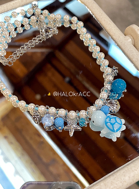 HALOkrACC韩代海底小龟项链